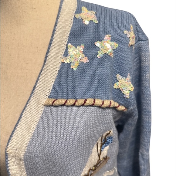 Storybook Knits Nautical Cardigan Sweater - Picture 4 of 8